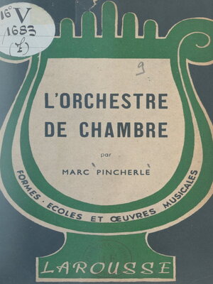 cover image of L'orchestre de chambre